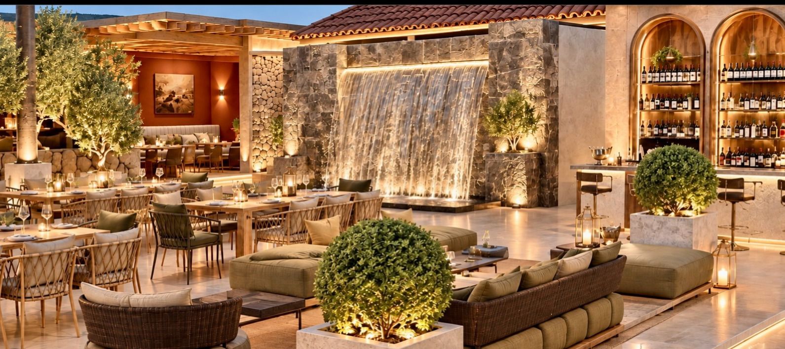 Restaurant- und Lounge-Umbau