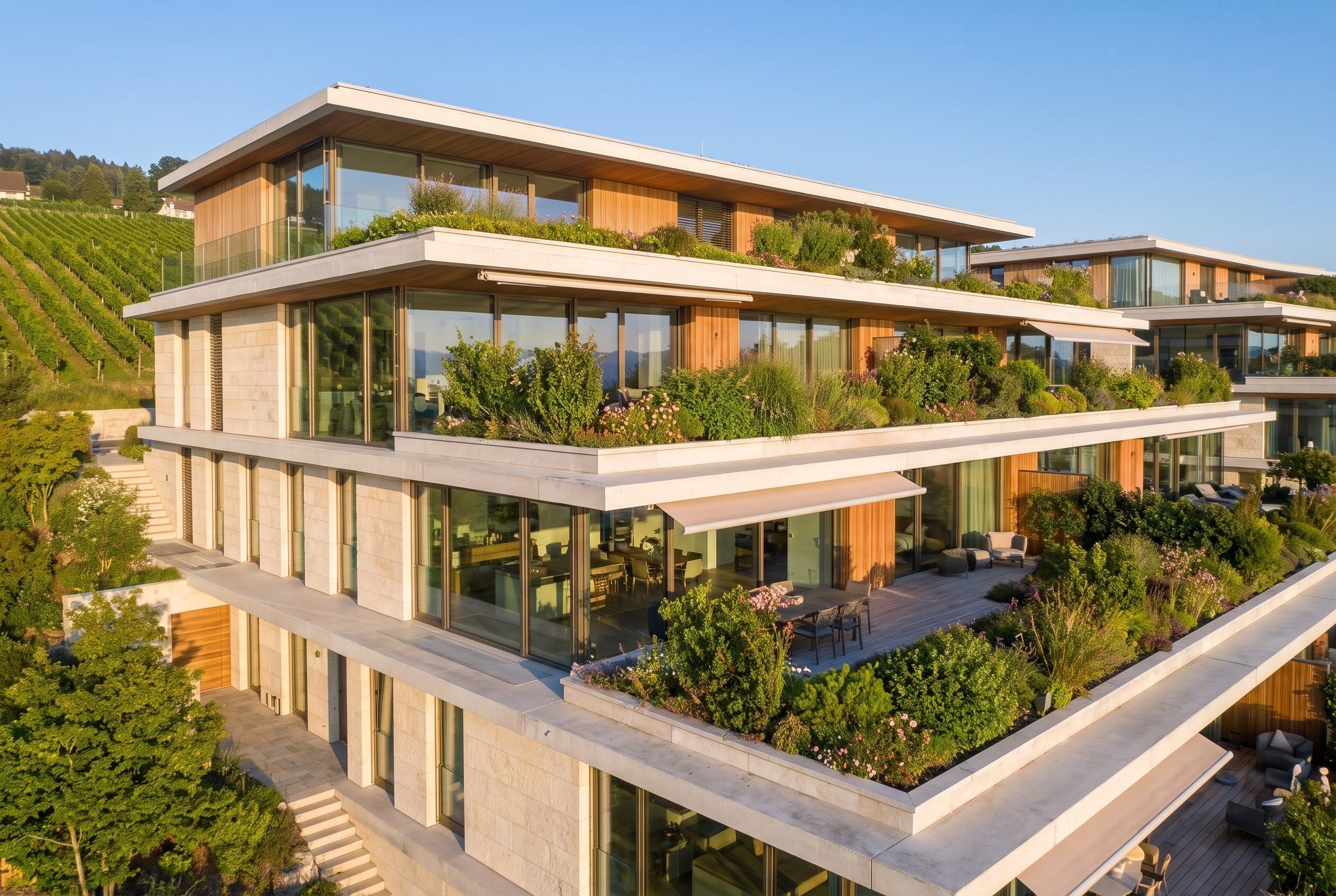 Lake Zurich Terraces: Exterior
