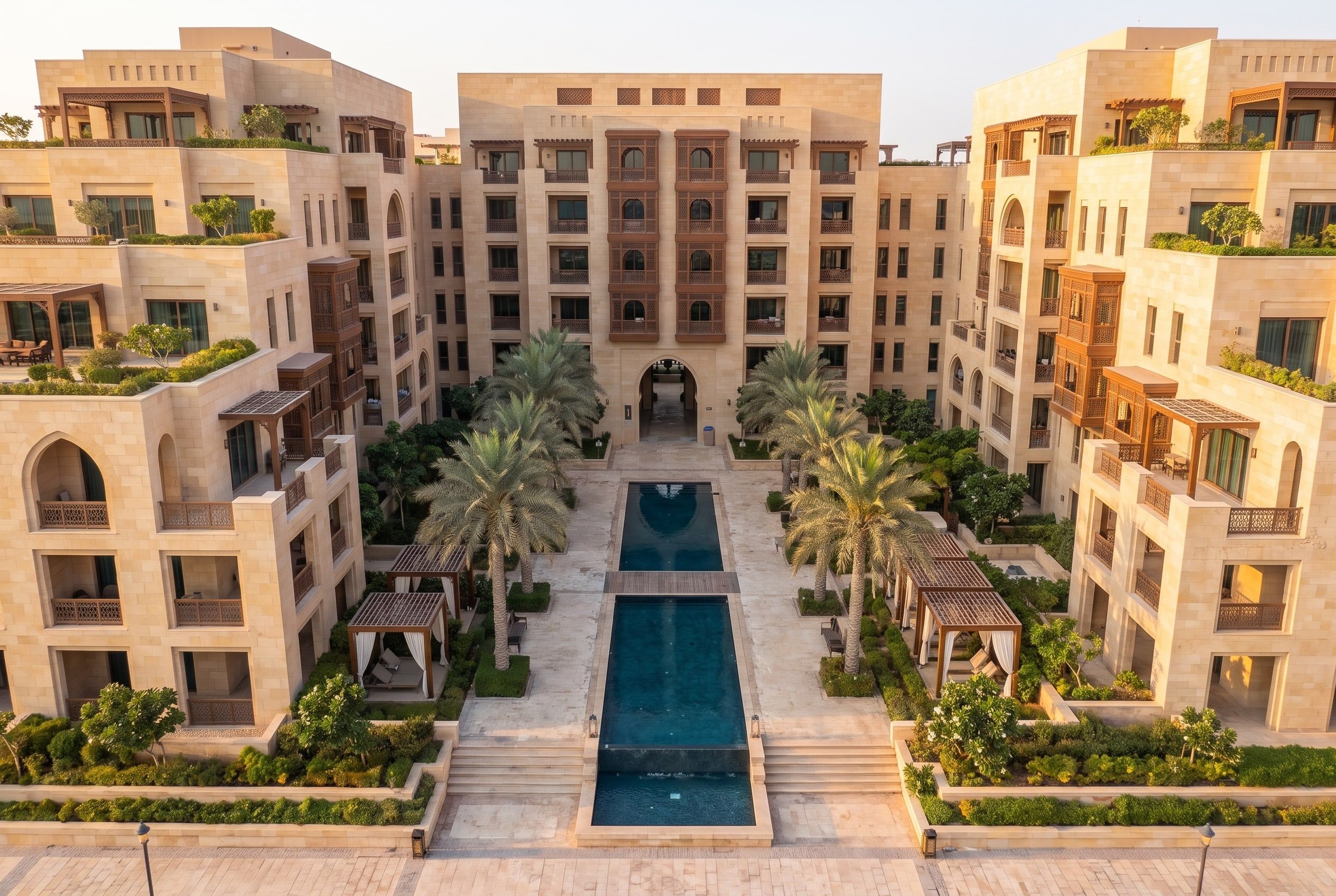 Lusail Courtyard Residences: Exterior