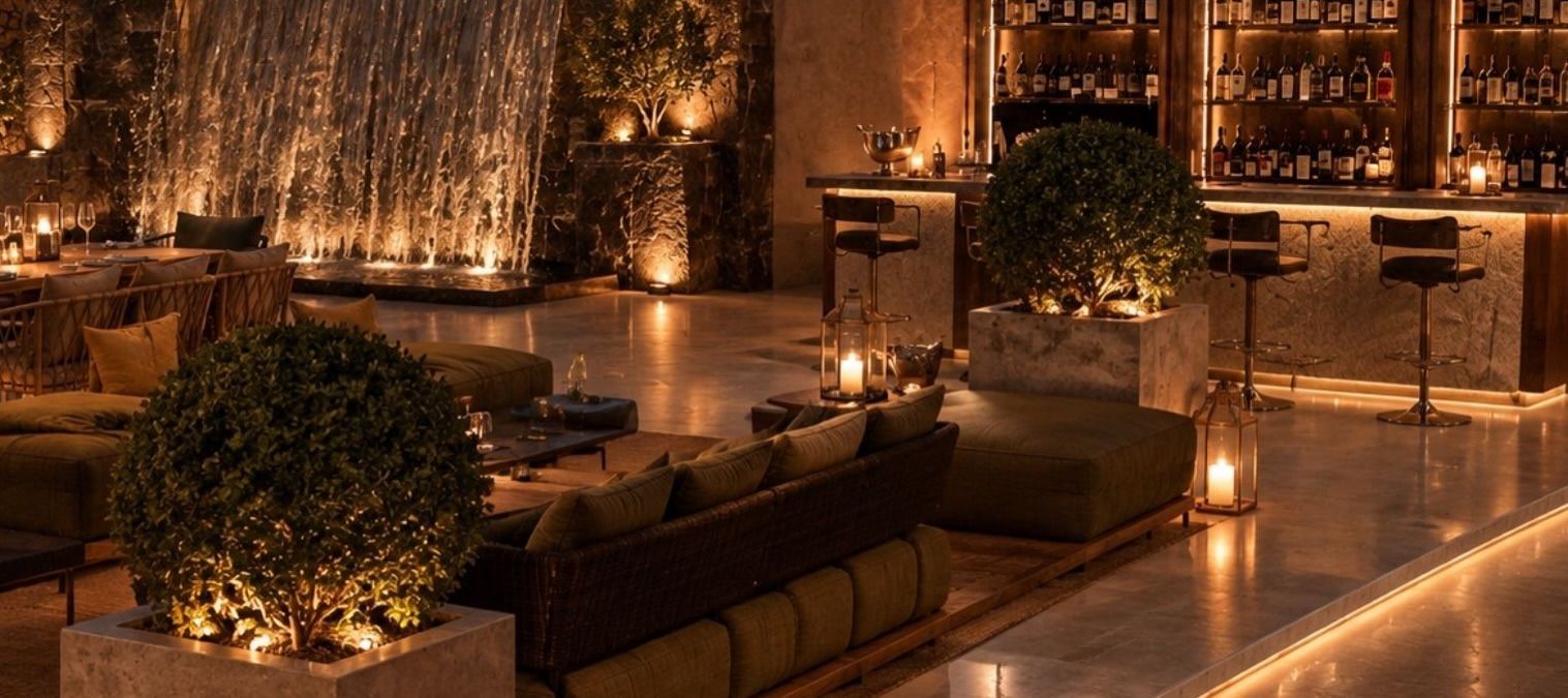 Restaurant- und Lounge-Umbau: Außenansicht